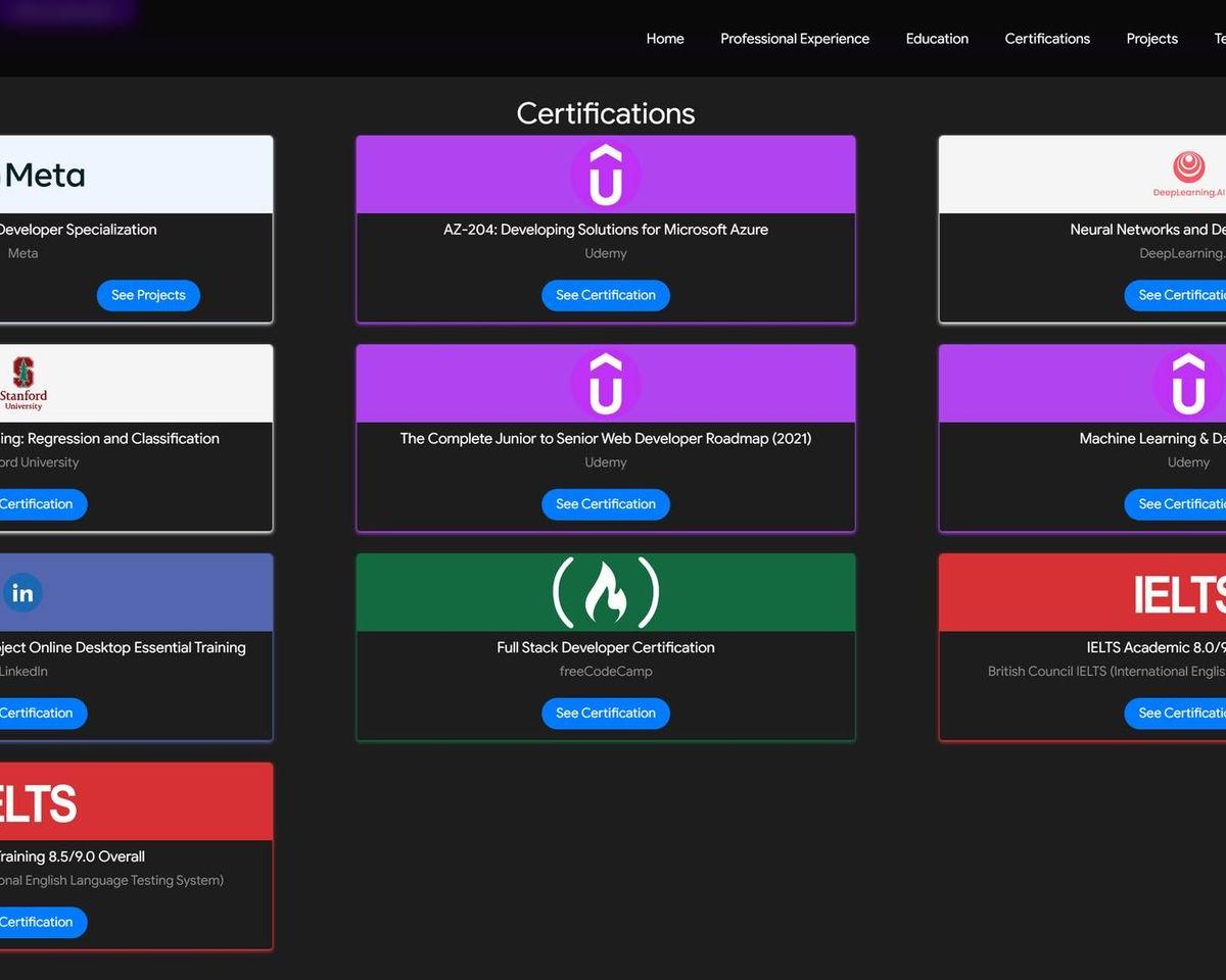 Cuối cùng cũng tự tay ngồi code được 1 nguyên cái portfolio mà mình ưng ý nhất từ trước tới giờ bằng React😁. Dòm là thấy uy tín ngay lol.