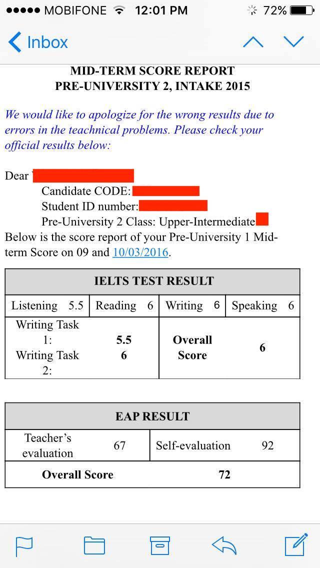 8 năm trước... cái thời mà mình mới biết IELTS là gì 😅. 

Ai từng học ở BKU không nhỉ?